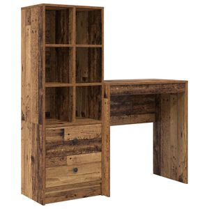 vidaXL Birou Lemn vechi 115,5 x 40 x 127 cm 2 buc.