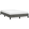 vidaXL Cadru de pat fără saltea Gri &icirc;nchis 120x190 cm catifea
