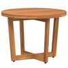 vidaXL Masă laterală de grădină rotundă &Oslash;55x40 cm, lemn masiv de acacia
