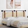 vidaXL Cap de pat suspendat Pe perete Crem 170 x 55 x 5 cm PU antic