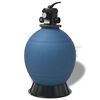 vidaXL Filtru din-nisip pentru Piscină albastru &Oslash; 55.9 x 96.5 cm PE