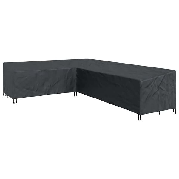 vidaXL Husă pentru mobilă Negru 330 x 255 x 80 cm Material Oxford 420D