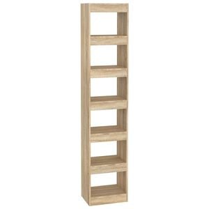 vidaXL Bibliotecă/Separator cameră, stejar sonoma, 40x30x198 cm