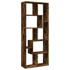 vidaXL Bibliotecă/separator cameră stejar fumuriu 67x25x161,5 cm lemn