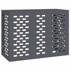 vidaXL Husă pentru aer condiționat Antracit 110 x 50 x 80 cm Oțel