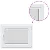 vidaXL Fereastră de subsol culoare internă albă RISOR 80 x 55 cm