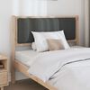 vidaXL Tăblie tapițată cu headboard Maro 100 cm Lemn de pin masiv