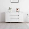 vidaXL Bufet cu sertar Alb 120 x 41 x 75 cm Lemn compozit