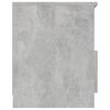 vidaXL Noptiere, 2 buc., gri beton, 40x40x50 cm, PAL
