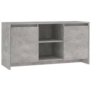 vidaXL Comodă TV, gri beton, 102x37,5x52,5 cm, PAL
