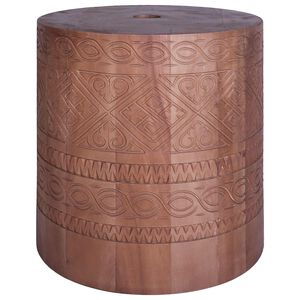 vidaXL Bază pentru umbrelă 28.05 kg natural Lemn masiv Cilindric