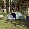 vidaXL Cort de camping cupolă pentru 1 persoană, verde, impermeabil