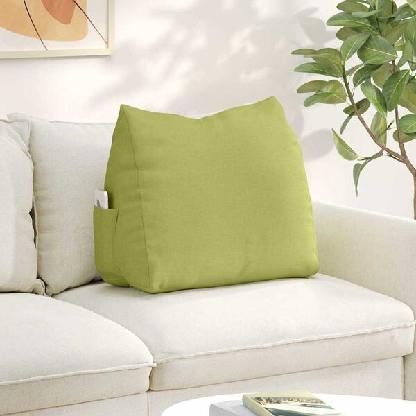 vidaXL Perna pentru spate Verde deschis 60 x 20 x 50 cm țesătură