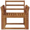 vidaXL Canapea de exterior Lemn Solid de Acacia natural