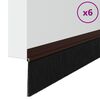 vidaXL Dopuri pentru uși autoadezive 6 pcs Maro 100 cm