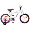 vidaXL Bicicletă pentru Copii 14 Inci pentru 3-5 ani Alb