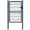 vidaXL Poartă de gard 2D (simplă) gri antracit 100x160 cm