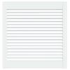 vidaXL Ușă de dulap design lambriu, alb, 61,5x59,4 cm, lemn masiv pin