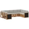 vidaXL Set de canapele de exterior 9 buc. 9-Locuri