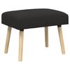 vidaXL bancă Simplu Negru 60 x 40 x 45 cm Boucl&eacute;
