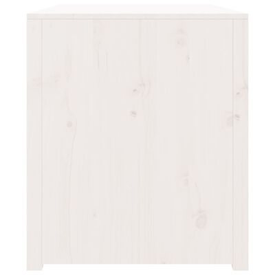 vidaXL Dulap bucătărie de exterior, alb, 106x55x64 cm, lemn masiv pin