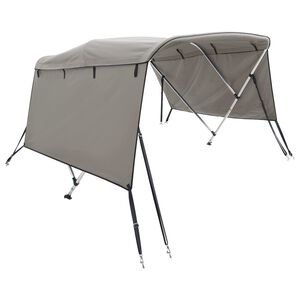 vidaXL Parasolar Bimini 3 arcuri pereți laterali, 183x(137-152)x137 cm