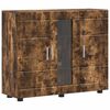 vidaXL Dulap din Lemn Stejar fumuriu 88,5 x 30,5 x 73 cm Lemn compozit