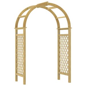 vidaXL Arcadă cu spalier, 141x97x243 cm, lemn masiv de pin tratat