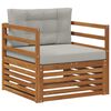 vidaXL Set de canapele de exterior Lemn de acacia solid și poliester