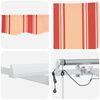 vidaXL Cortina Retractabilă Galben și portocalie 500 &times; 300 cm