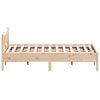 vidaXL Cadru de pat fără saltea, 140x200 cm, lemn masiv pin