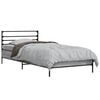 vidaXL Cadru de pat Sonoma gri 80 x 200 cm Lemn prelucrat