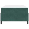 vidaXL Cadru de pat cu saltea Verde închis 80 x 200 cm țesătură