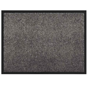 vidaXL Covoraș de intrare Gri deschis 60 x 80 x 1.2 cm Țesătură Teddy