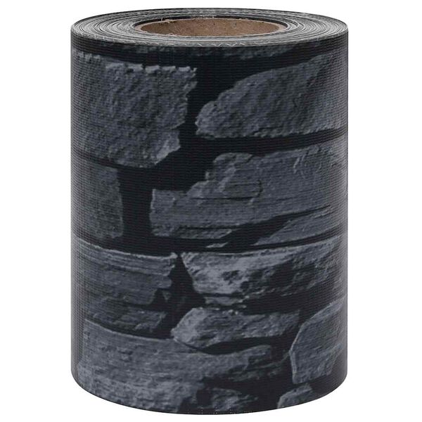 vidaXL Panou de intimitate grădină, gri, 70 x 0,19 m, PVC