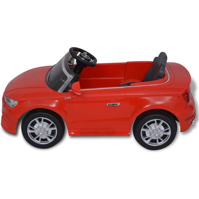 vidaXL Mașină electrică Audi A3 cu telecomandă, roșu