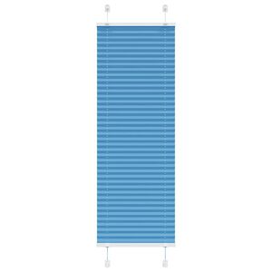 vidaXL Jaluzea plisată Albastru 45x150 cm Lățime țesătură 44,4 cm