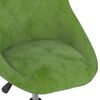 vidaXL Scaune de bucătărie pivotante, 2 buc., verde deschis, catifea