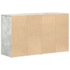 vidaXL Bufet cu sertar Gri din beton 120 x 36 x 69 cm Lemn compozit