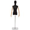 vidaXL Manechin ajustabil 165-213 cm cu bază Feminin PP Negru