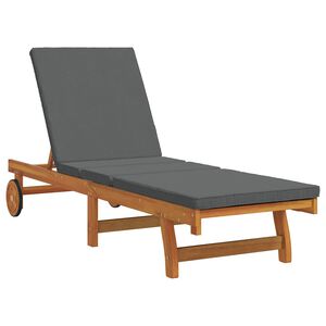 vidaXL Șezlong Maro 199 x 63 x 85 cm Lemn Solid de Acacia