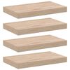 vidaXL Rafturi plutitoare, 4 buc., 40x23,5x4 cm, lemn prelucrat