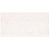 vidaXL Blat de masă alb 100x50x2,5 cm lemn masiv de pin dreptunghiular