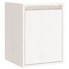 vidaXL Dulap de perete, alb, 30x30x40 cm, lemn masiv de pin