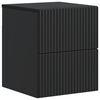 vidaXL Dulap de noapte suspendat Negru 33 x 34,5 x 40 cm