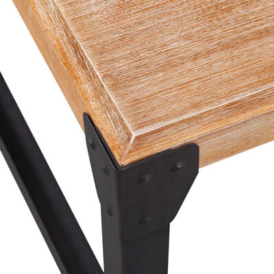 vidaXL Set mobilier de sufragerie, 3 piese, lemn masiv de acacia
