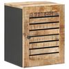 vidaXL Dulap suspendat cu depozitare Maro și negru 38 x 33,5 x 48 cm