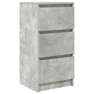 vidaXL Bufetă Gri Beton 37,5x35x76 cm Lemn prelucrat