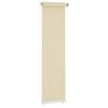 vidaXL Jaluzea tip rulou de exterior, crem, 65 (l) x 230 (&icirc;) cm, HDPE