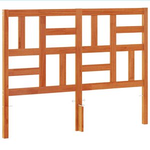 vidaXL Tăblie de pat, maro ceruit, 135 cm, lemn masiv de pin